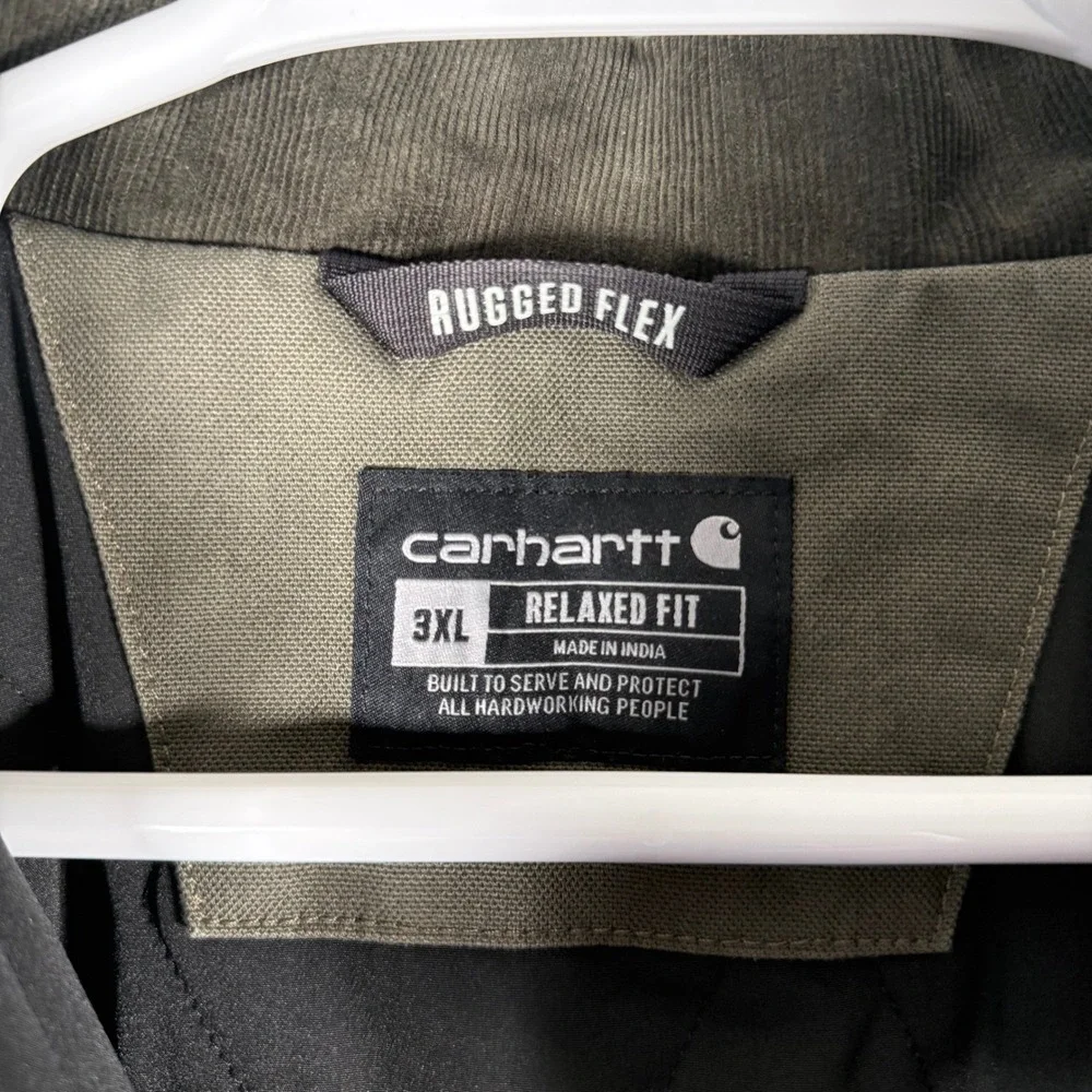 Carhartt Montana Duck Ervins Jacket Green 3XL Reg OJ6432-M NWT